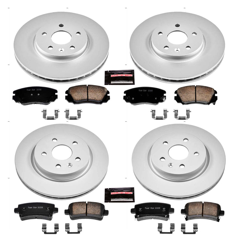Power Stop CRK5515 - Z17 Evolution Front And Rear Brake Kit vehicle fitment brake part