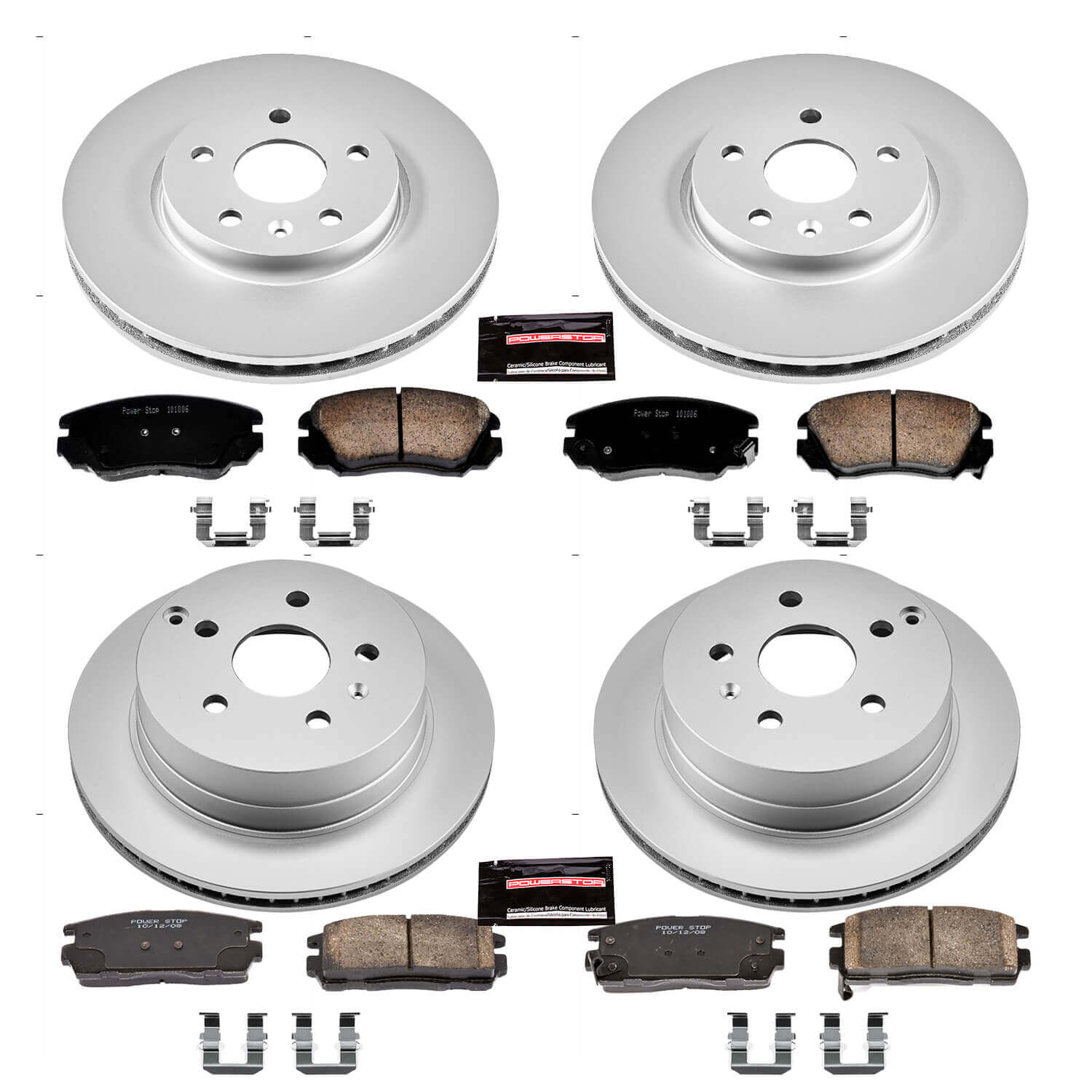 Power Stop CRK5516 - Z17 Evolution Front And Rear Brake Kit vehicle fitment brake part