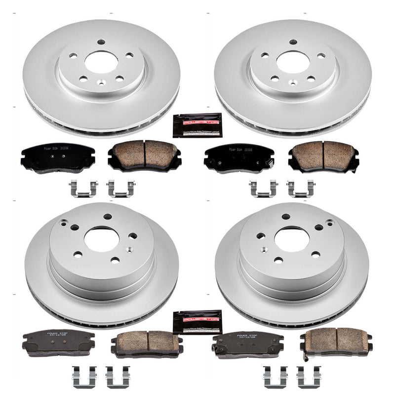 Power Stop CRK5516 - Z17 Evolution Front And Rear Brake Kit vehicle fitment brake part