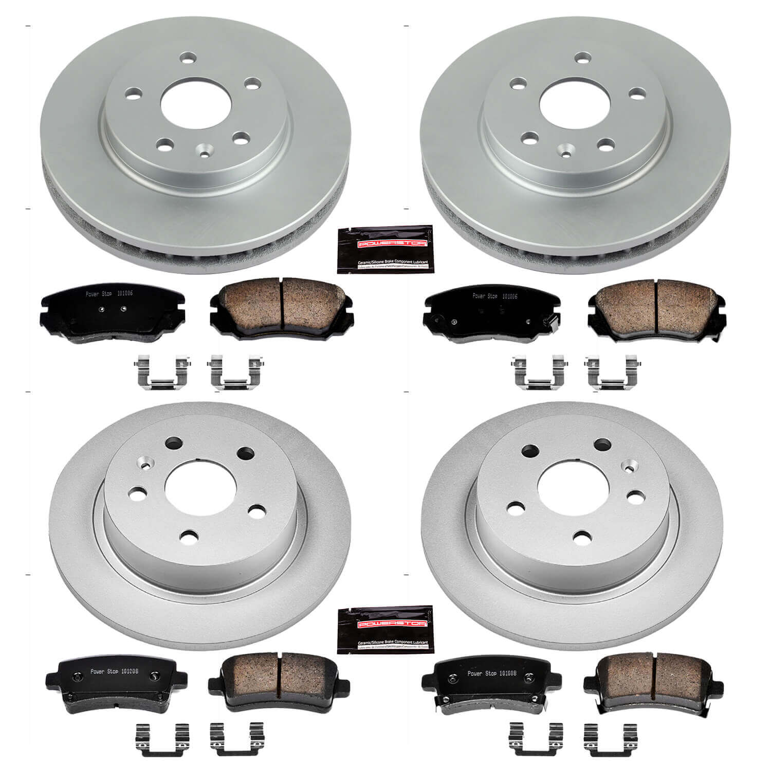 Power Stop CRK5523 - Z17 Evolution Front And Rear Brake Kit vehicle fitment brake part