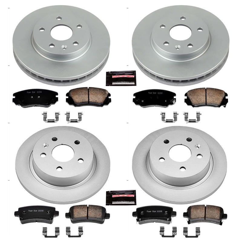 Power Stop CRK5523 - Z17 Evolution Front And Rear Brake Kit vehicle fitment brake part