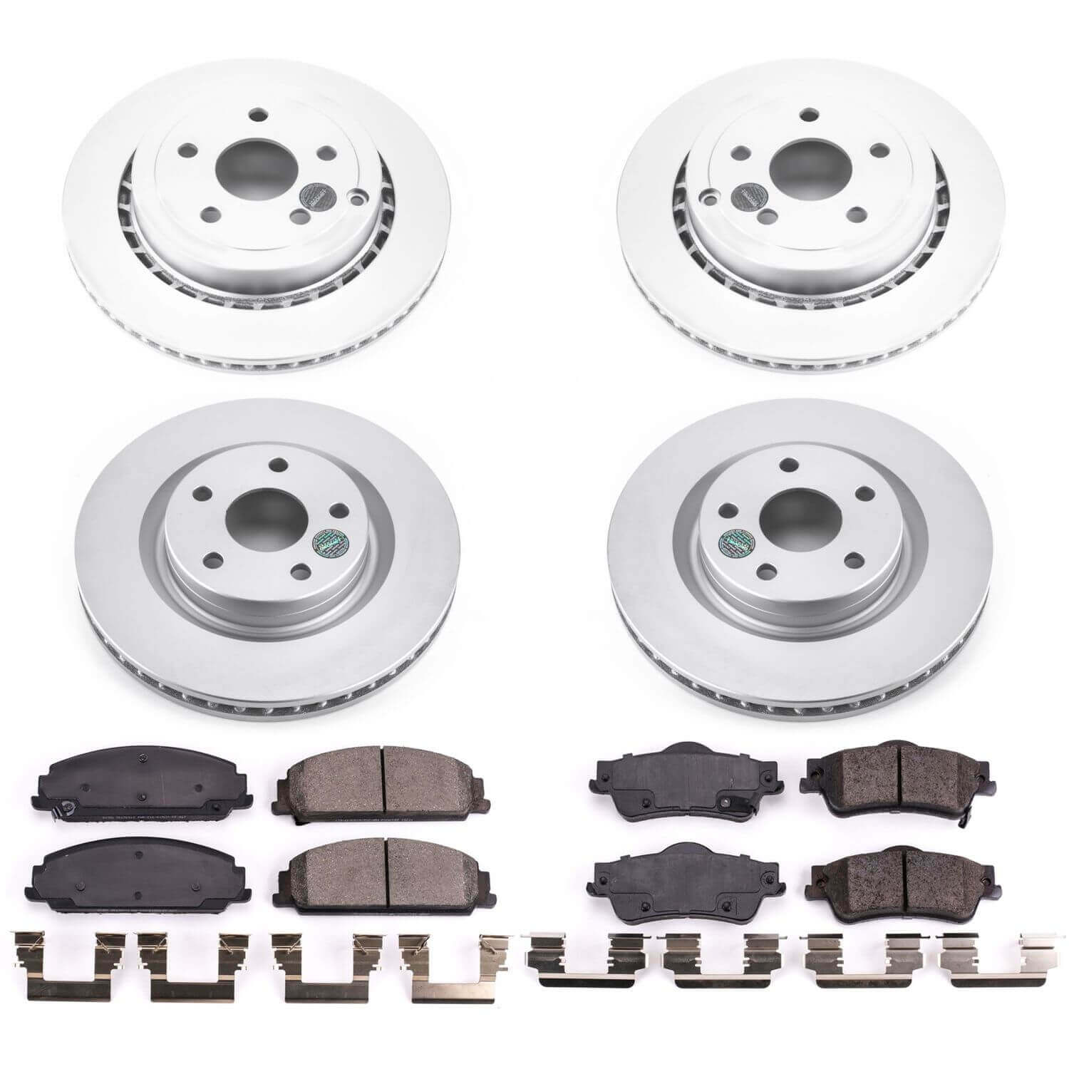 Power Stop CRK5530 Z17 Evolution Front And Rear Pad And Rotor Kit for 2008-2009 Pontiac G8 GT product image