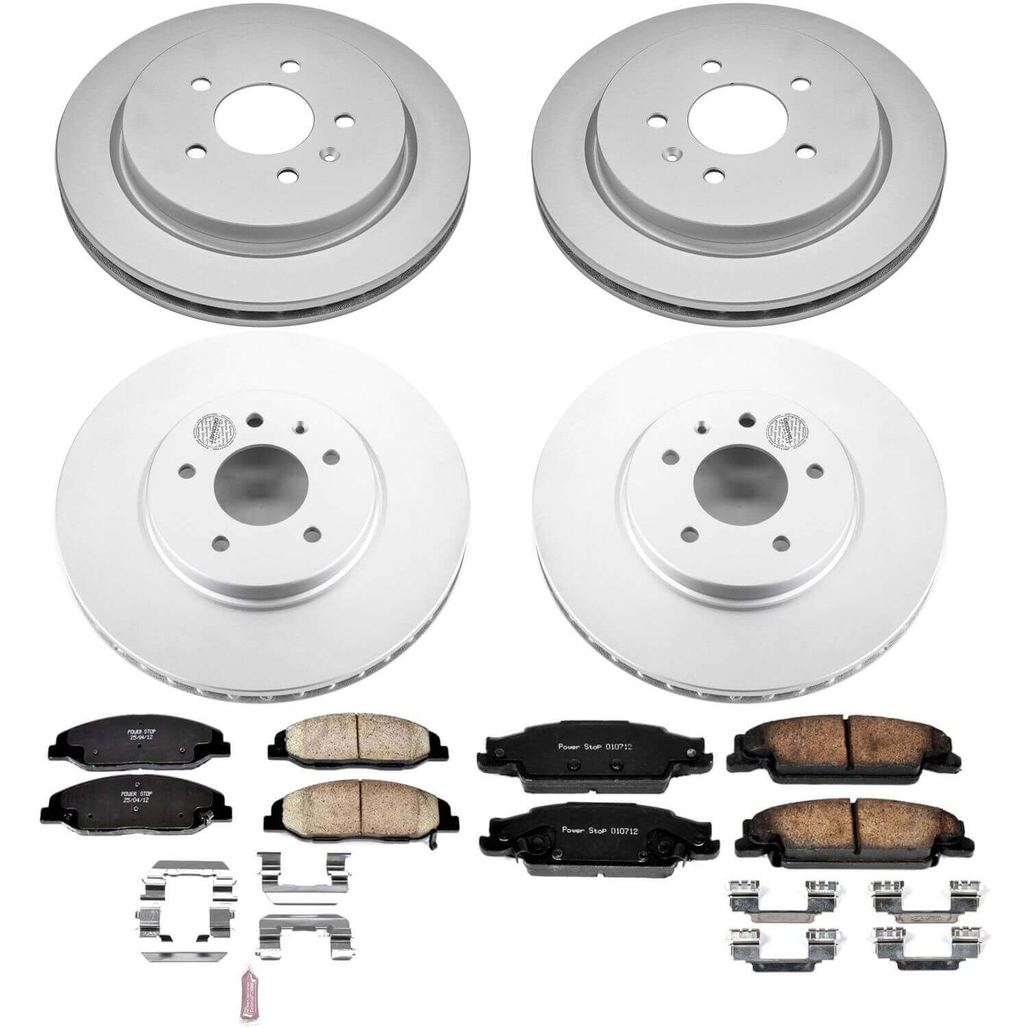 Power Stop CRK5539 Z17 Evolution Front And Rear Brake Kit for 2009-2011 Cadillac Sts product image