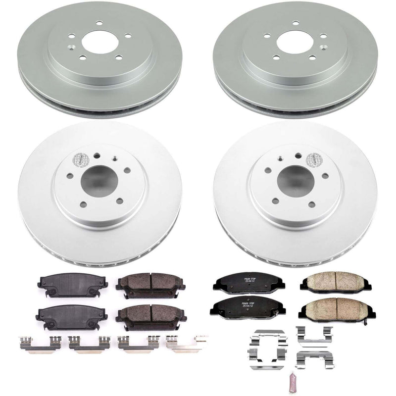 Power Stop CRK5540 Z17 Evolution Front And Rear Brake Kit for 2009-2011 Cadillac Sts product image