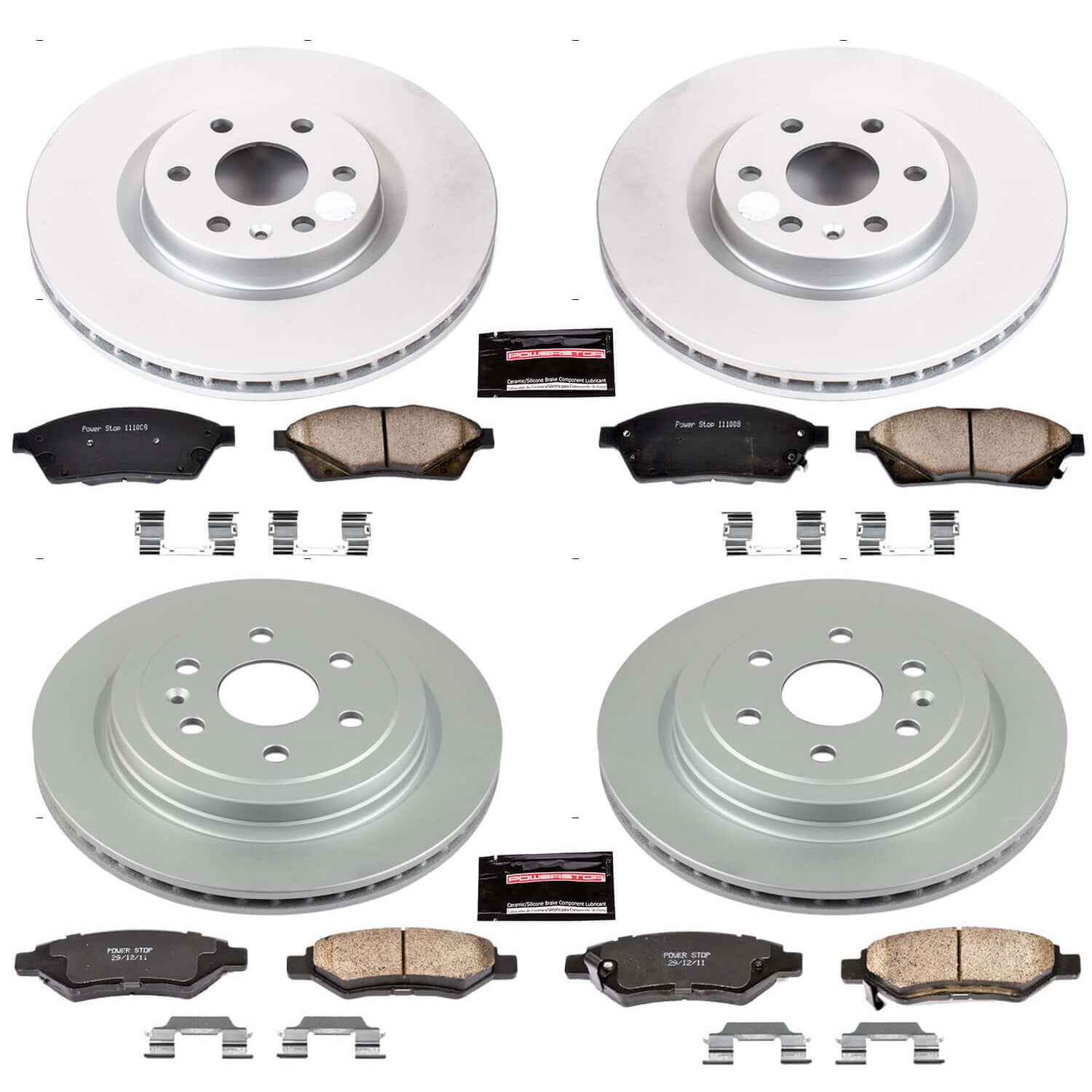Power Stop CRK5546 - Z17 Evolution Front And Rear Brake Kit vehicle fitment brake part