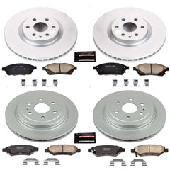 Power Stop CRK5546 - Z17 Evolution Front And Rear Brake Kit vehicle fitment brake part