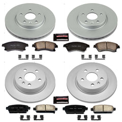 Power Stop CRK5551 - Z17 Evolution Front And Rear Brake Kit vehicle fitment brake part