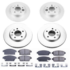 Power Stop CRK5555 Z17 Evolution Front And Rear Pad And Rotor Kit for 2012-2017 Buick Verano product image