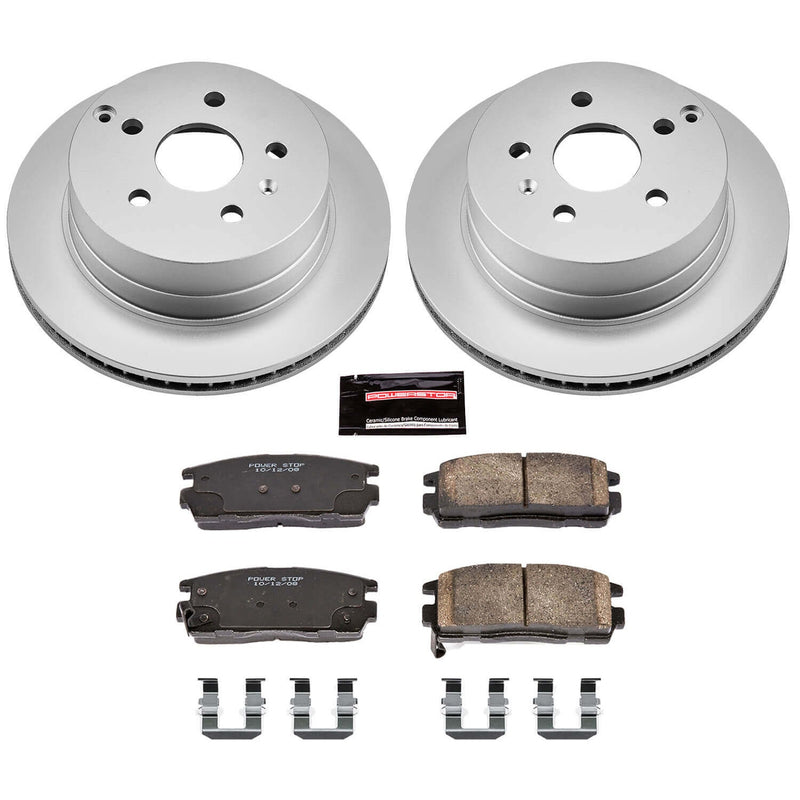Power Stop CRK5558 - Z17 Evolution Rear Brake Kit vehicle fitment brake part