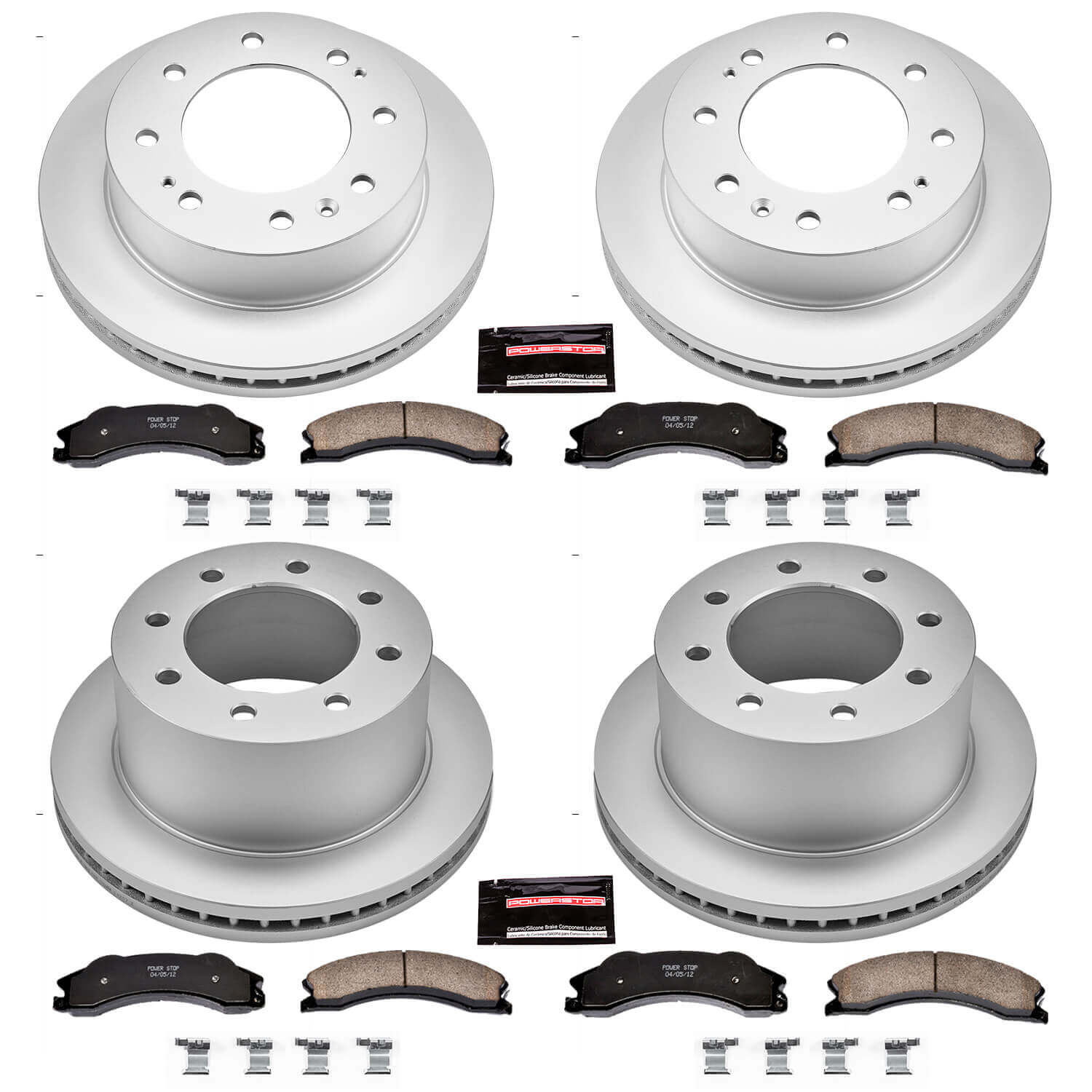 Power Stop CRK5560 - Z17 Evolution Front And Rear Brake Kit vehicle fitment brake part