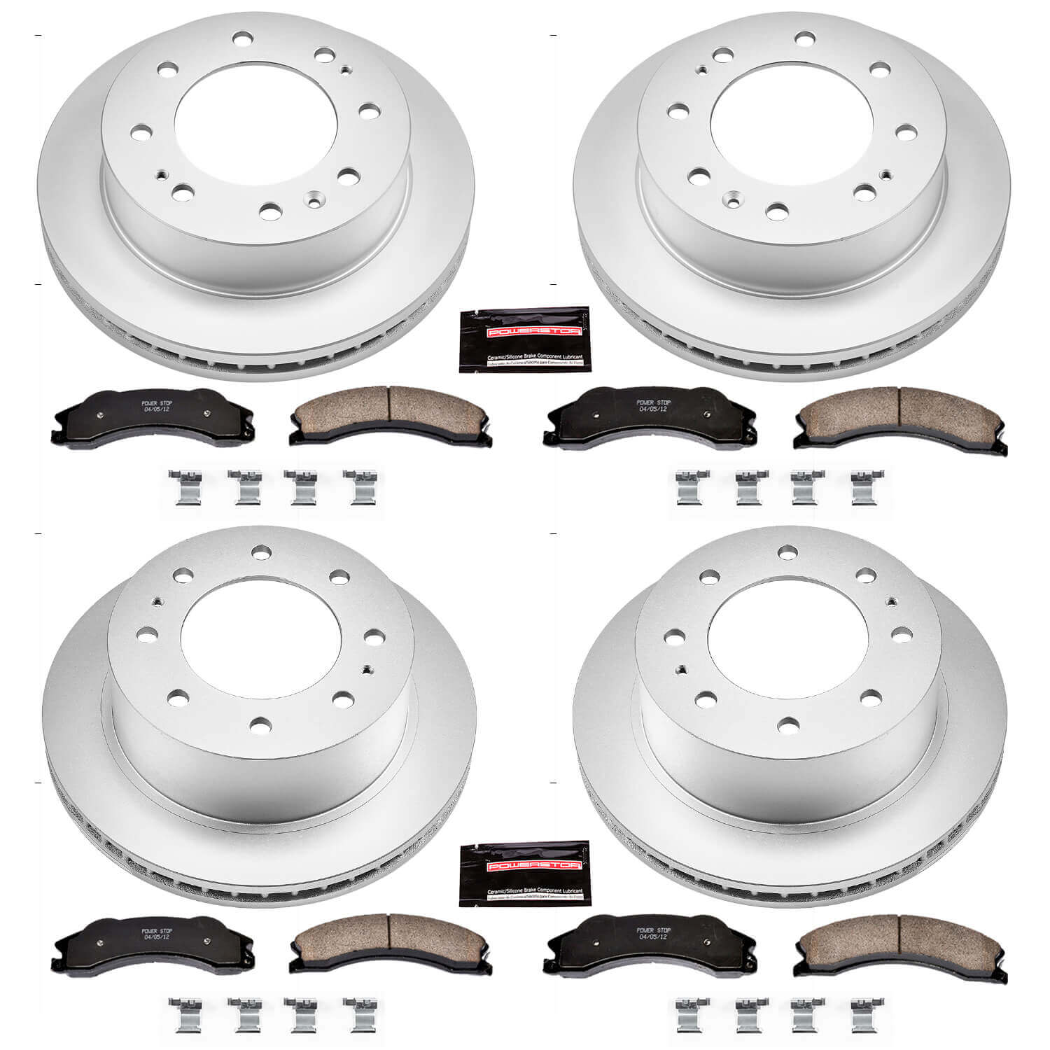 Power Stop CRK5561 - Z17 Evolution Front And Rear Brake Kit vehicle fitment brake part