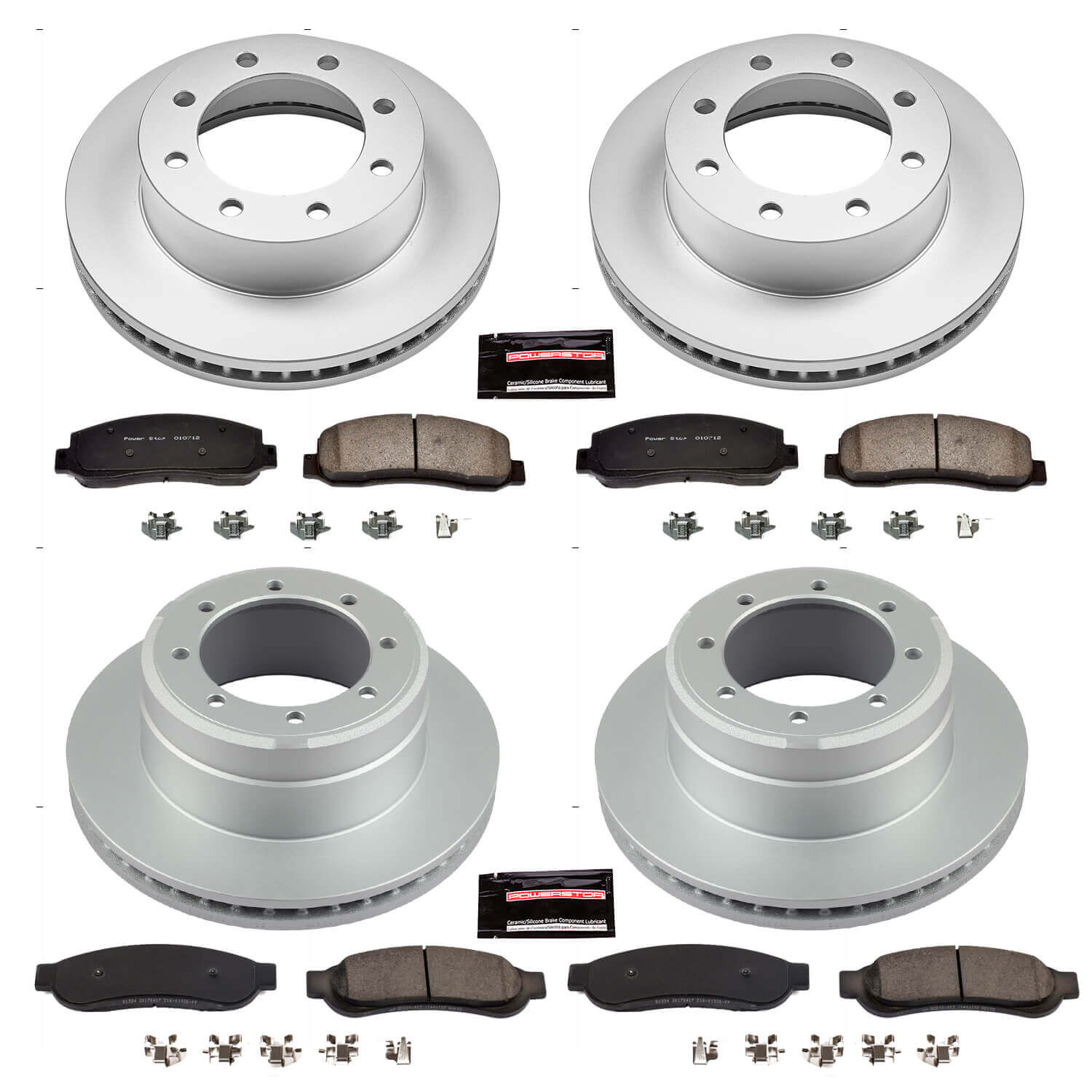 Power Stop CRK5574 - Z17 Evolution Front And Rear Brake Kit vehicle fitment brake part