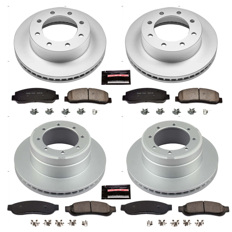 Power Stop CRK5574 - Z17 Evolution Front And Rear Brake Kit vehicle fitment brake part