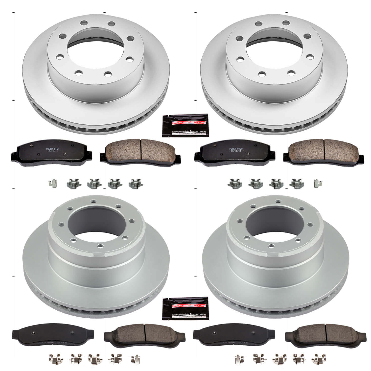 Power Stop CRK5576 - Z17 Evolution Front And Rear Brake Kit vehicle fitment brake part