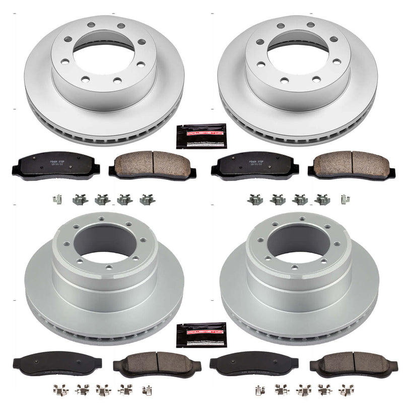 Power Stop CRK5576 - Z17 Evolution Front And Rear Brake Kit vehicle fitment brake part
