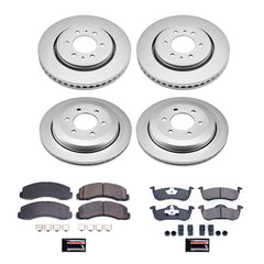 Power Stop CRK5577 - Z17 Evolution Front And Rear Brake Kit vehicle fitment brake part