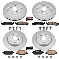 Power Stop CRK5582 - Z17 Evolution Front And Rear Brake Kit vehicle fitment brake part