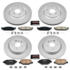 Power Stop CRK5584 - Z17 Evolution Front And Rear Brake Kit vehicle fitment brake part