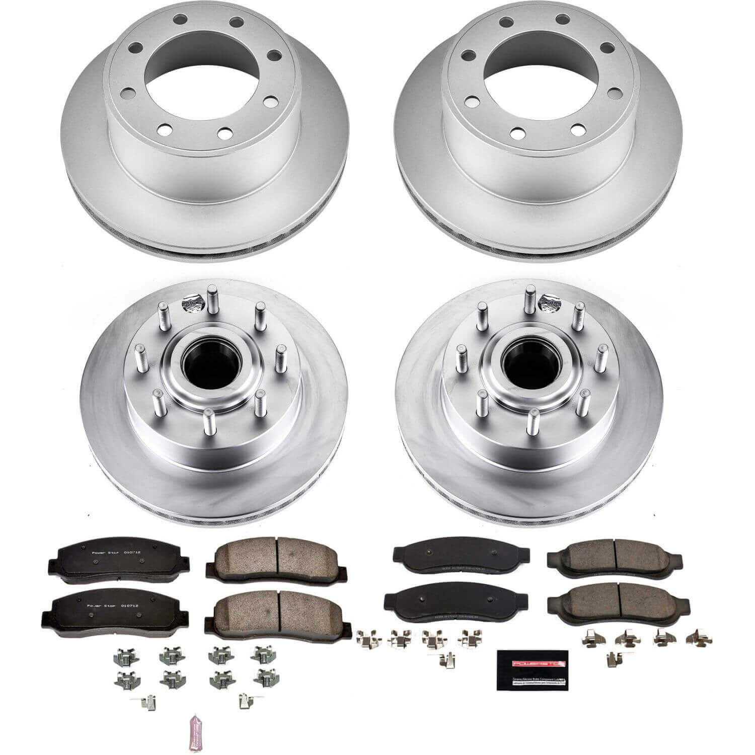 Power Stop CRK5587 - Z17 Evolution Front And Rear Brake Kit vehicle fitment brake part