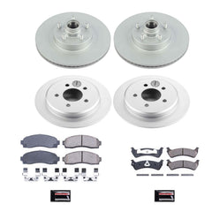 Power Stop CRK5594 Z17 Evolution Front And Rear Pad And Rotor Kit for 2001-2002 Ford Explorer Sport Rear Wheel Drive product image