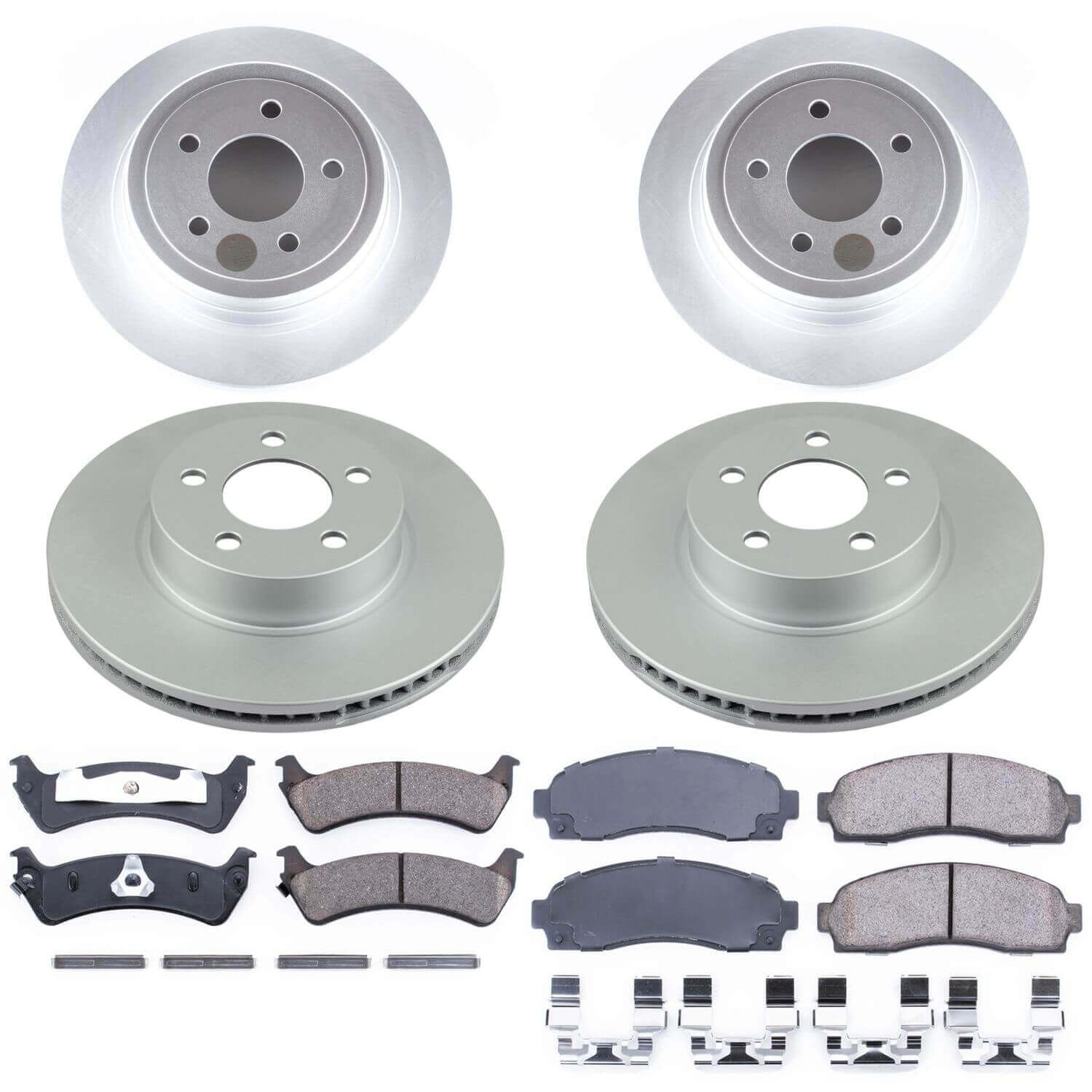 Power Stop CRK5595 Z17 Evolution Front And Rear Brake Kit for 2003 Ford Explorer Sport 4 Wheel Drive product image