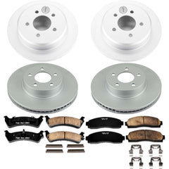 Power Stop CRK5596 Z17 Evolution Front And Rear Brake Kit for 2001-2002 Ford Explorer Sport 4 Wheel Drive product image