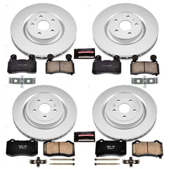Power Stop CRK5603 - Z17 Evolution Front And Rear Brake Kit vehicle fitment brake part