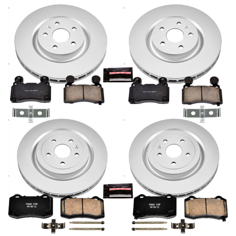 Power Stop CRK5603 - Z17 Evolution Front And Rear Brake Kit vehicle fitment brake part