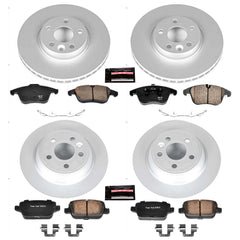 Power Stop CRK5610 - Z23 Evolution Sport Front And Rear Brake Kit vehicle fitment brake part