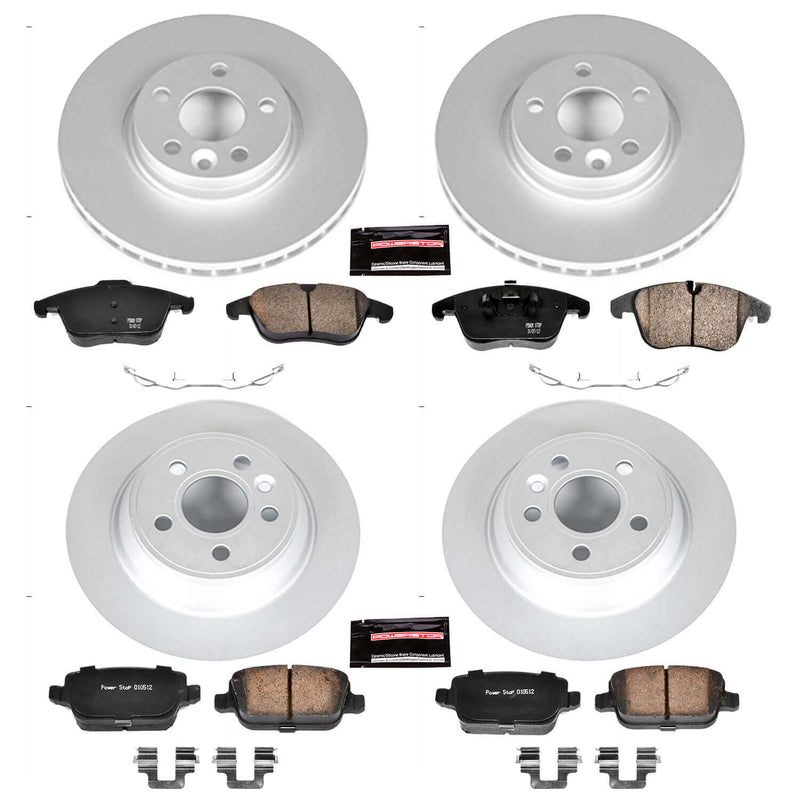 Power Stop CRK5610 - Z23 Evolution Sport Front And Rear Brake Kit vehicle fitment brake part