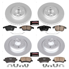 Power Stop CRK5611 - Z23 Evolution Sport Front And Rear Brake Kit vehicle fitment brake part