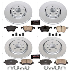 Power Stop CRK5614 - Z23 Evolution Sport Front And Rear Brake Kit vehicle fitment brake part