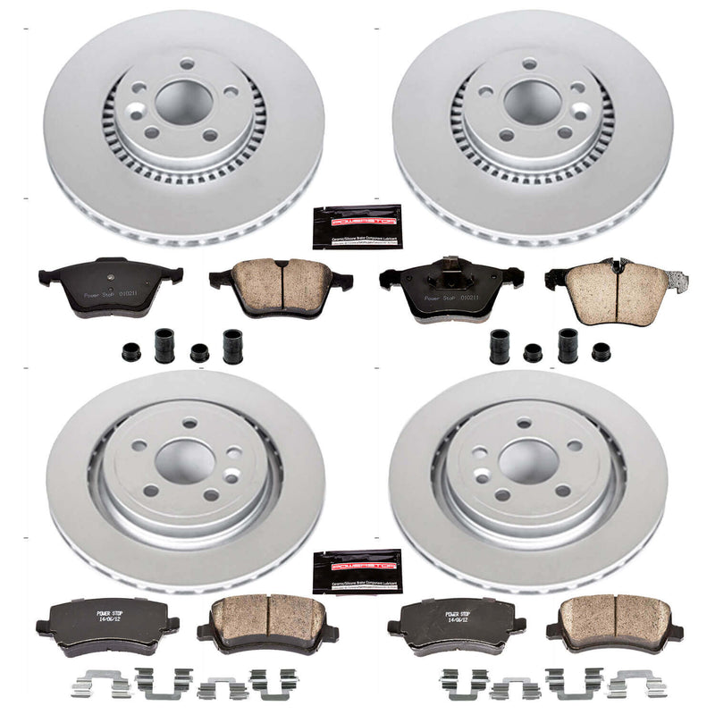 Power Stop CRK5614 - Z23 Evolution Sport Front And Rear Brake Kit vehicle fitment brake part