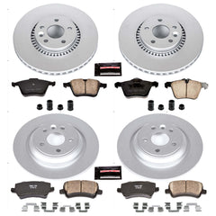 Power Stop CRK5615 - Z23 Evolution Sport Front And Rear Brake Kit vehicle fitment brake part