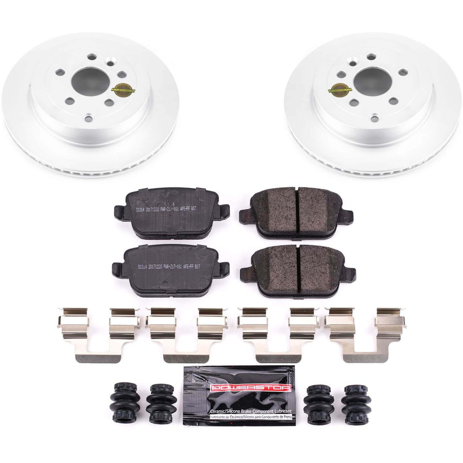 Power Stop CRK5653 Z23 Evolution Sport Rear Brake Kit for 2008-2012 Land Rover LR2 product image