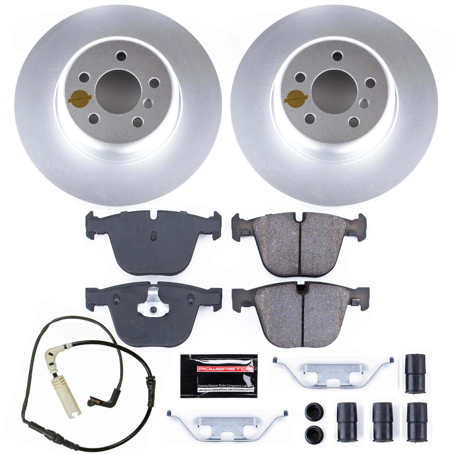 Power Stop CRK5694 Z23 Evolution Geomet Coated Rear Pad And Rotor Kit for 2013-2015 BMW Activehybrid 7 product image