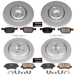 Power Stop CRK5703 - Z23 Evolution Sport Front And Rear Brake Kit vehicle fitment brake part