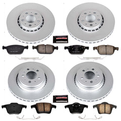 Power Stop CRK5708 - Z23 Evolution Sport Front And Rear Brake Kit vehicle fitment brake part