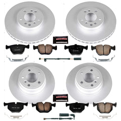 Power Stop CRK5718 - Z23 Evolution Sport Front And Rear Brake Kit vehicle fitment brake part