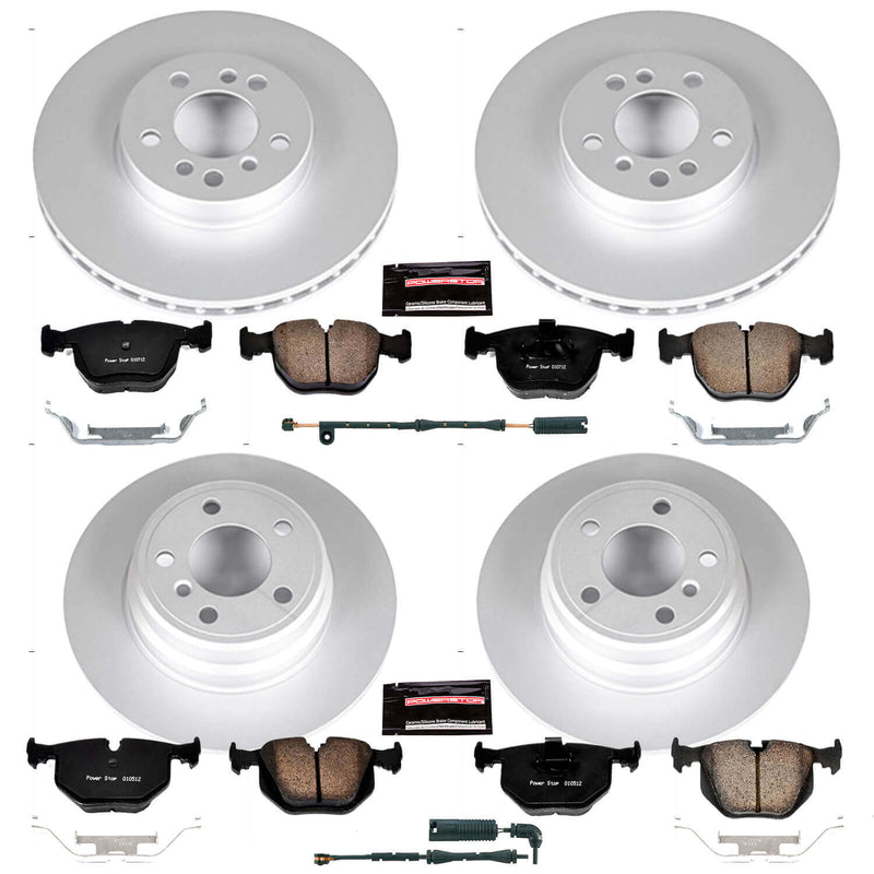 Power Stop CRK5718 - Z23 Evolution Sport Front And Rear Brake Kit vehicle fitment brake part