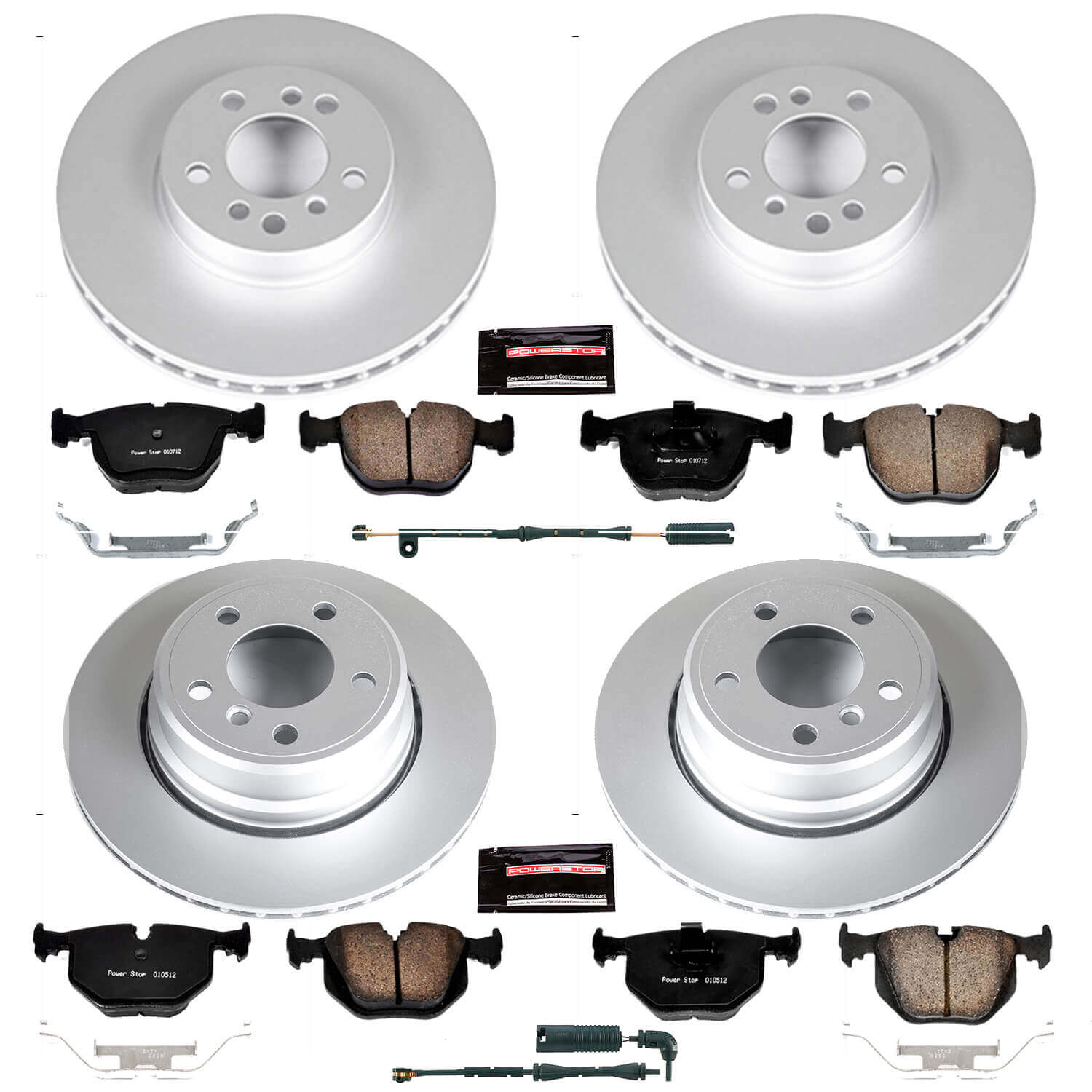 Power Stop CRK5719 - Z23 Evolution Sport Front And Rear Brake Kit vehicle fitment brake part