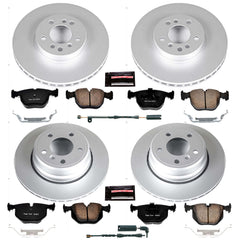 Power Stop CRK5719 - Z23 Evolution Sport Front And Rear Brake Kit vehicle fitment brake part