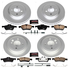 Power Stop CRK5725 - Z23 Evolution Sport Front And Rear Brake Kit vehicle fitment brake part