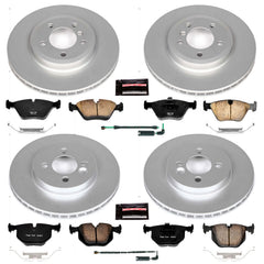Power Stop CRK5728 - Z23 Evolution Sport Front And Rear Brake Kit vehicle fitment brake part
