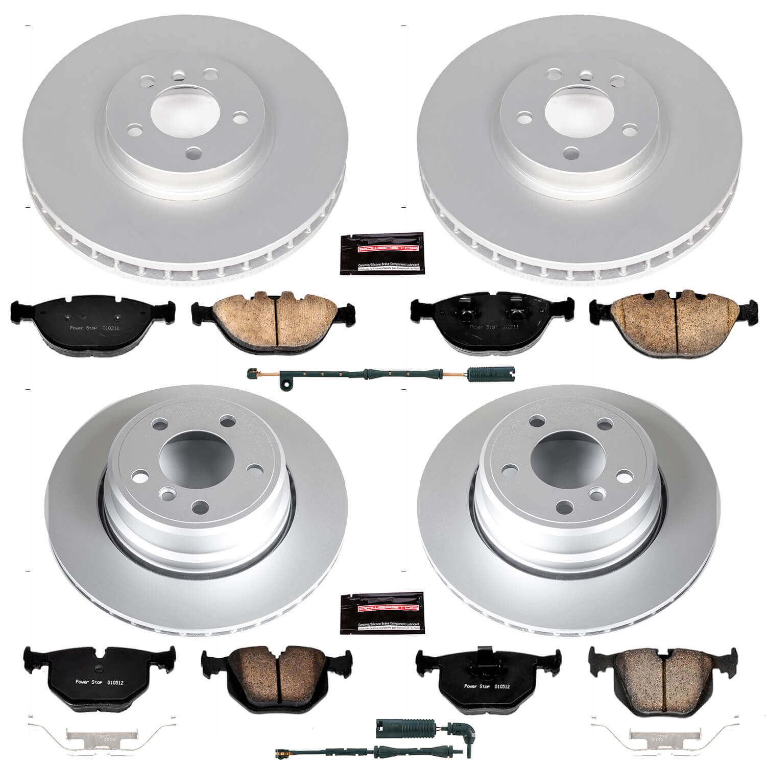 Power Stop CRK5733 - Z23 Evolution Sport Front And Rear Brake Kit vehicle fitment brake part