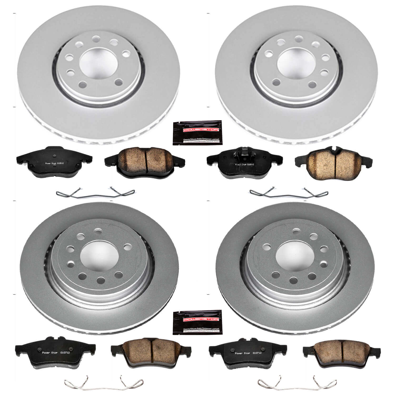Power Stop CRK5736 - Z23 Evolution Sport Front And Rear Brake Kit vehicle fitment brake part