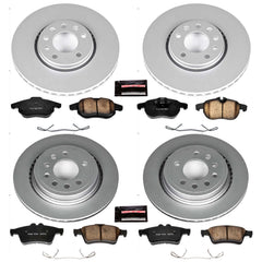 Power Stop CRK5736 - Z23 Evolution Sport Front And Rear Brake Kit vehicle fitment brake part
