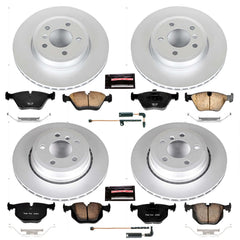 Power Stop CRK5737 - Z23 Evolution Sport Front And Rear Brake Kit vehicle fitment brake part