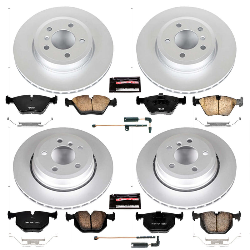 Power Stop CRK5737 - Z23 Evolution Sport Front And Rear Brake Kit vehicle fitment brake part