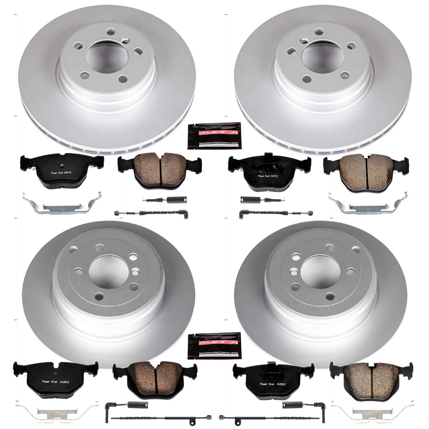 Power Stop CRK5741 - Z23 Evolution Sport Front And Rear Brake Kit vehicle fitment brake part